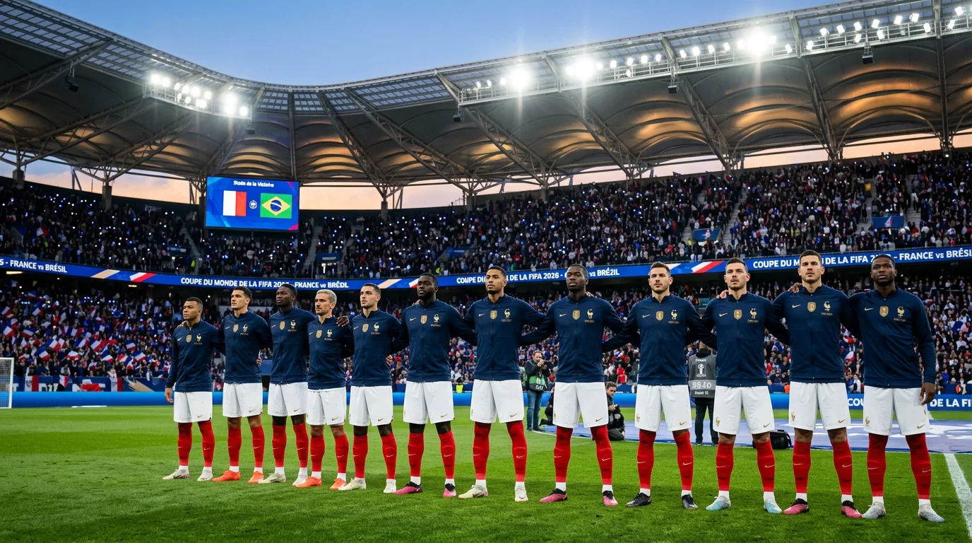 Frankrikes landslag i VM 2026 med Kylian Mbappé i front