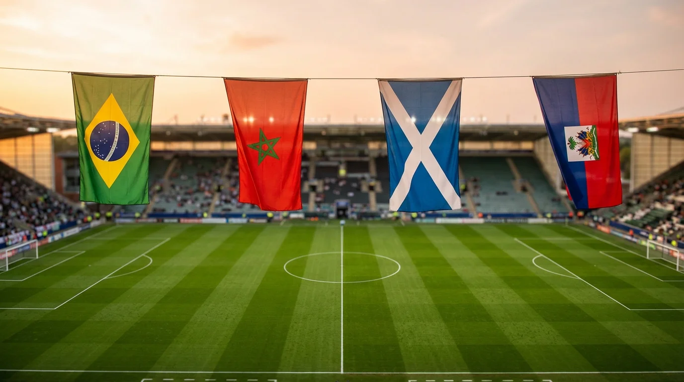 VM 2026 gruppe C med Brasil, Marokko, Skottland og Haiti