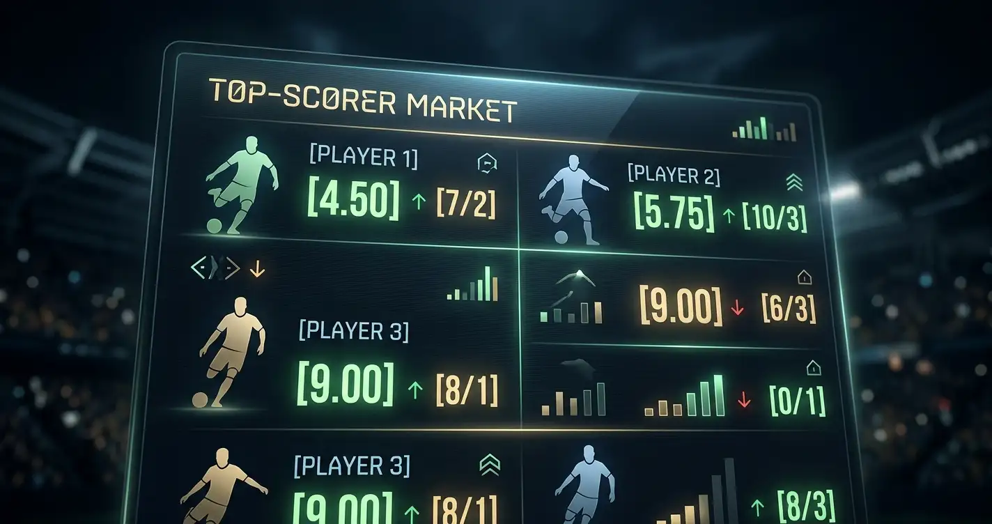Oddstavle med toppscorer-markedet i VM 2026