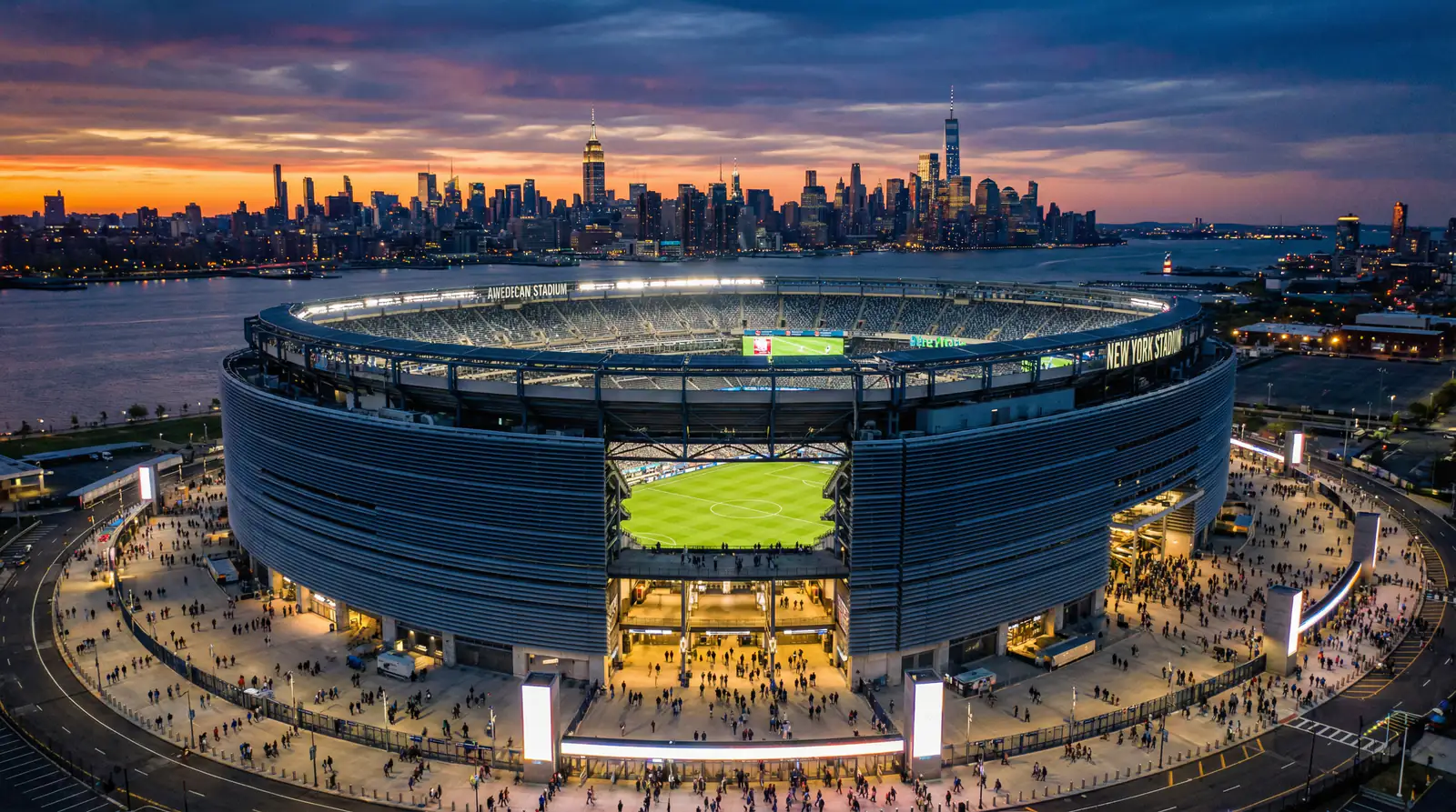MetLife Stadium i East Rutherford, New Jersey — arena for VM 2026-finalen