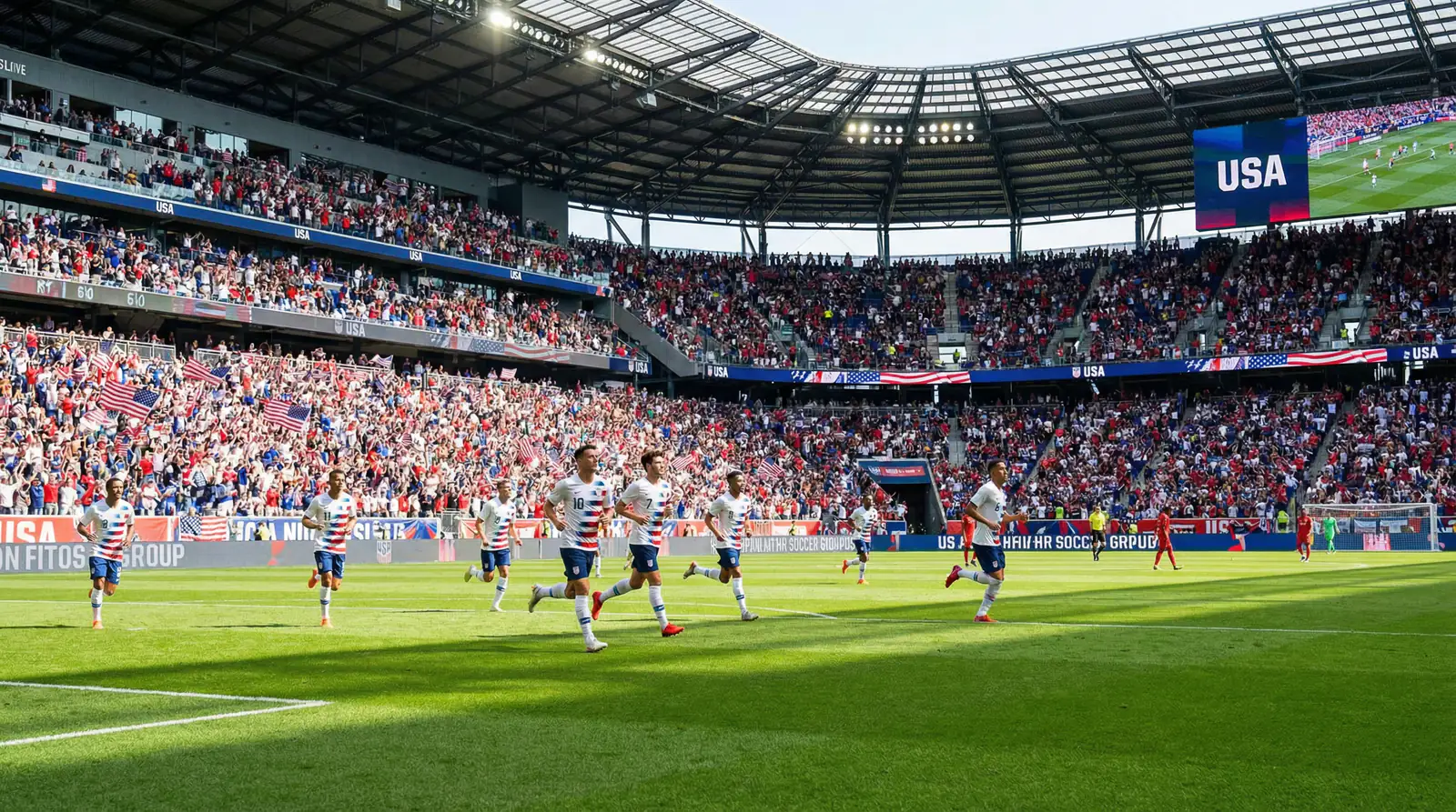 USAs landslag i hjemmemesterskapet VM 2026 med Christian Pulisic