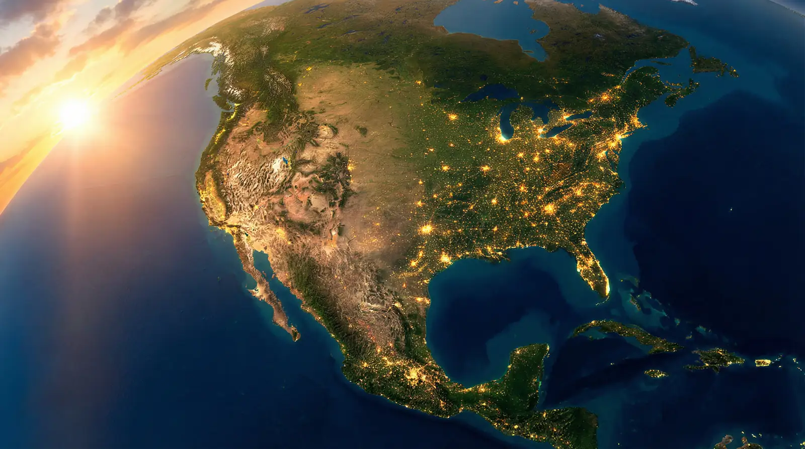 Kart over VM 2026 stadioner i USA, Mexico og Canada